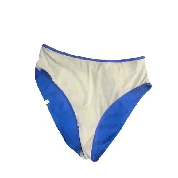 Summersalt Women's High-Waist Bikini Bottom Blue Size 6 - Picture 4 of 9